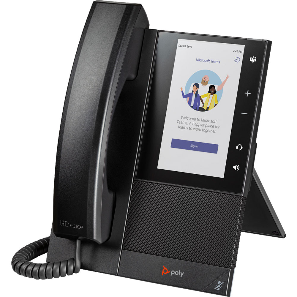 Điện thoại IP WiFi Poly CCX 505 Microsoft Teams (82Z79AA)